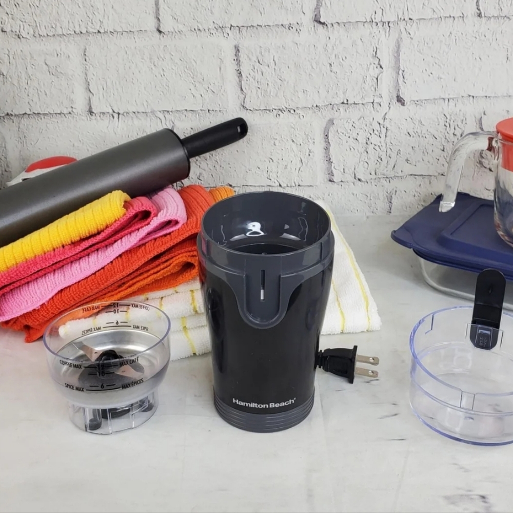 Coffee grinder and kitchen items
